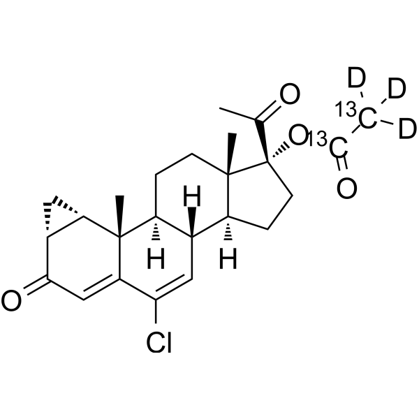 Cyproterone Acetate-13C2,d3